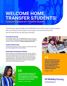 Welcome Home, Transfer Students!