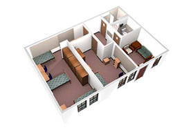 Suite in Foothill, Side View 2